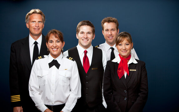 Airline: Airplane Flight Crew and Flight Attendants