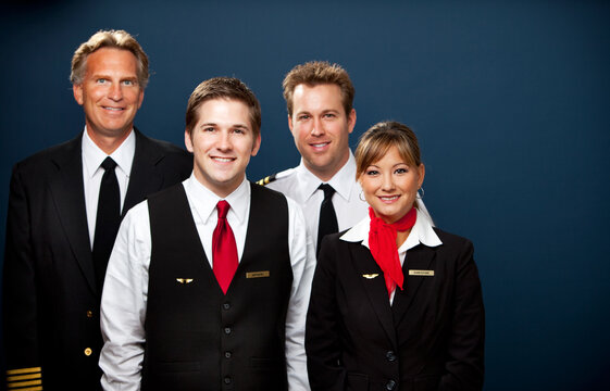 Airline: Airplane Flight Crew and Flight Attendants
