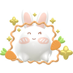 Rabbit and Carrot 3D