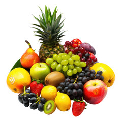 Assorted colorful fruits in a vibrant pile