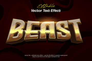 Esport team game logo 3d vector text effect