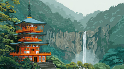 Stack of cinnamon sticks on a neutral background for culinary and spice concepts