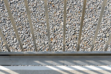 railing and stones