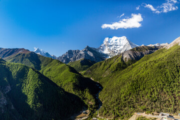 Vibrant Colorful Natural Landscape With Diverse Scenery Photography
