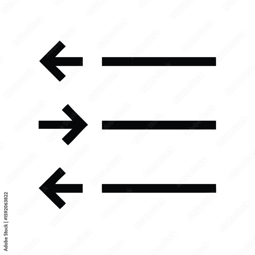 Poster arrow direction navigation icon set vector illustration for web design and user interface elements d