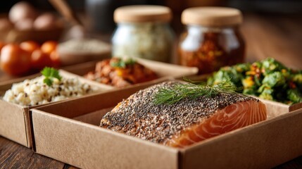 Subscription meal kits offer fresh ingredients and recipes delivered consistently for easy home cooking.
