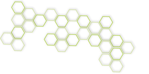 Abstract geometric technology out color line hexagon polygonal honeycomb luxury pattern vector background.	