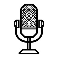 Icon Vector microphone