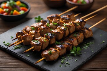 Chicken Liver Skewers - Egyptian Food You Need to Try: Savor the Unique Blend of Tender Liver, Aromatic Herbs, and Fire-Grilled Perfection in This Classic Egyptian Delicacy