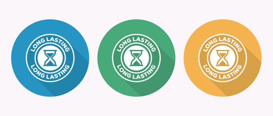 Colorful Long Lasting Icons with Hourglass Design Promising Extended Product Lifespan