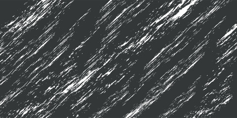 White Grunge Brush Strokes On Dark Background, Perfect Abstract Texture For Design, Art, And Modern Background Concepts.