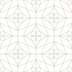Vector seamless texture. Modern geometric background. Grid of thin threads.