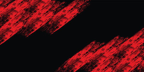 red sport long banner background