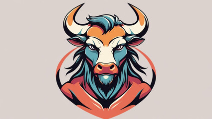 Vector Illustration of a Fierce Minotaur