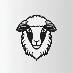Simple sheep head graphic (4)