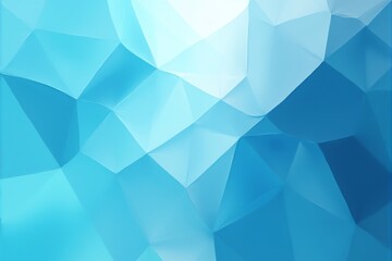 Obraz premium Abstract blue geometric background. Crystalline, low-poly style texture. Ideal for modern design projects.