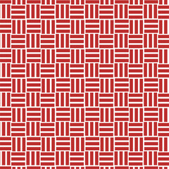 シームレスな和柄パターン　赤