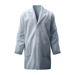 Professional Male Doctor in a White Lab Coat with Tie and Pocket Pen