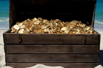 Geocacher discovers hidden treasure on scenic beach