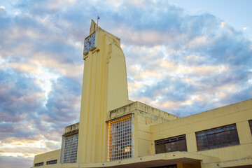 Arquitetura Histórica da Antiga Estação Ferroviária da Cidade de Goiania, atual Museu Frei...