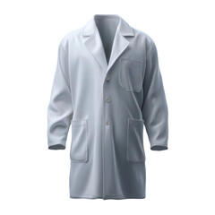 Clothing white cotton shirt with collar on a white background