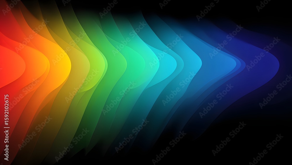 Poster abstract colorful background gradient wallpaper design for desktop and mobile devices