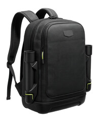 Waterproof tackle backpack with padded straps and rod holders for kayak fishing