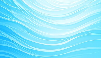 Digital Flowing Lines in Blue Gradient