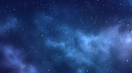 Deep space nebula with stars