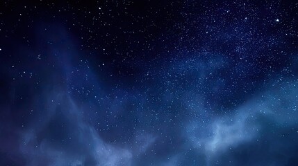 Fototapeta premium Deep space, starry night sky, nebula clouds
