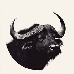 Close-up portrait of a buffalo