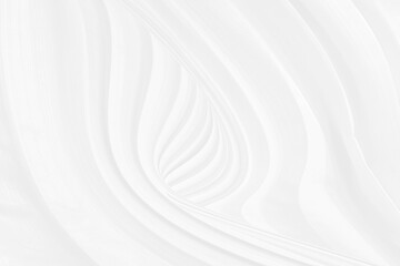 soft light and shadow fabric abstract smooth curve shape decorative modern fashion white and gray background