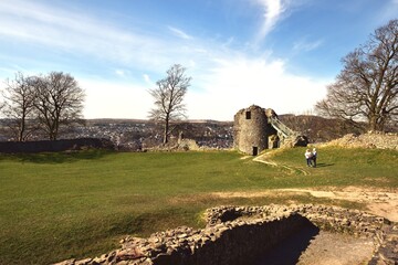 Historic castle ruins