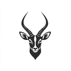 Silhouetted gazelle head (1)