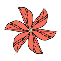 abstract flower design