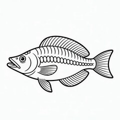 Fototapeta premium fish coloring 