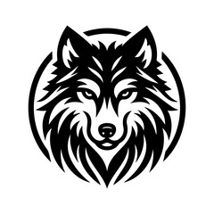 Fototapeta premium vector illustration of a wolf