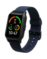 Fototapeta premium Chunky sports tracker with color screen and adjustable nylon strap