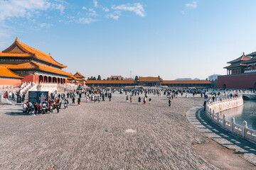 architecture style of forbidden city beijing