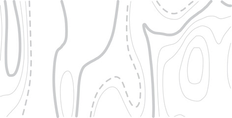 PrintAbstract topo contour map on white background, Topographic map Topographic contour lines map seamless pattern. Geographic mountain relief diagram line wave carve pattern
