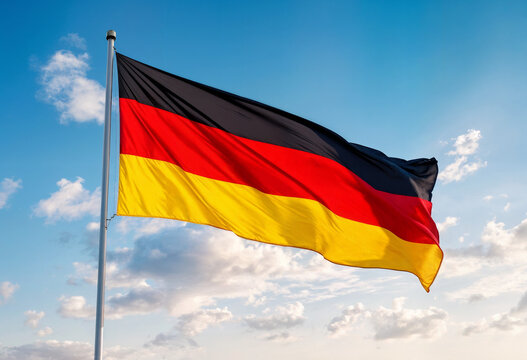 flag of germany in the aky wallpaper