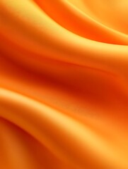 Orange Satin Fabric Texture.