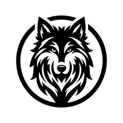 Fototapeta premium vector image of a wolf