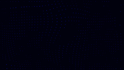 Wavy Grid Pulse Blue Deep