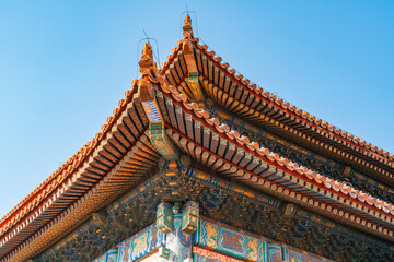 architecture style of forbidden city beijing