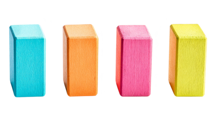 Colorful building blocks, a vibrant and playful abstract design for creative inspiration.