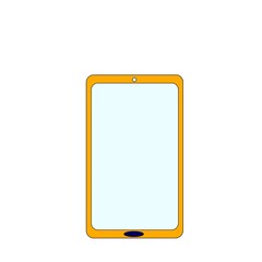 smartphone 、yellow、スマートホン、黄色