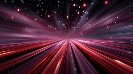 Fototapeta premium Accelerated Digital Communication Event Virtual Realm Abstract Visuals Cosmic Environment Digital Viewpoint