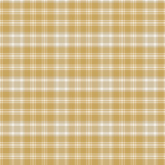 Golden Plaid Seamless Pattern