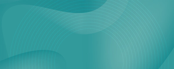 Abstract vector teal colored banner design template with copy space. vector illustration. eps10. modern
